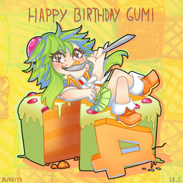 Happy B-day GUMI