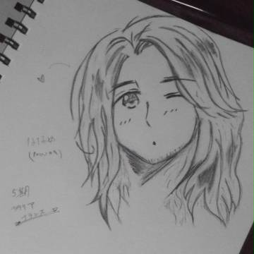 フランス兄ちゃん描いてみた!!　【初投稿】