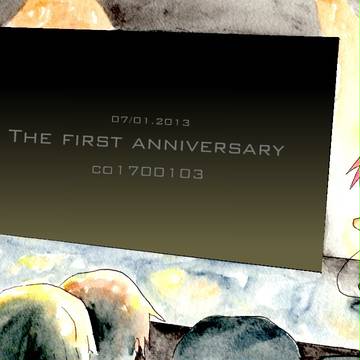 The first anniversary！