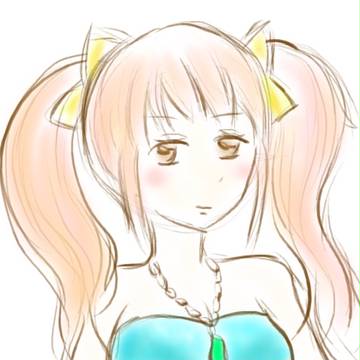 ツインテール描いてみたっ