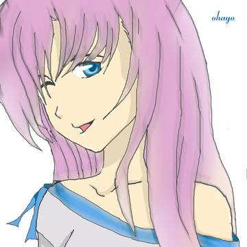 blu eye girl