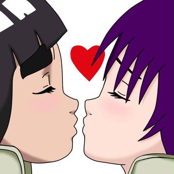 Saika and Lee kiss