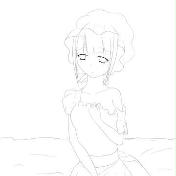 ローザさんをちょっと脱がしてみた