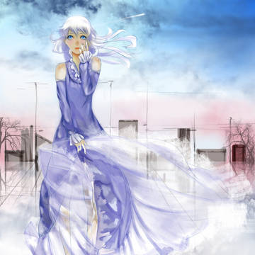 暮色下的Angel...
