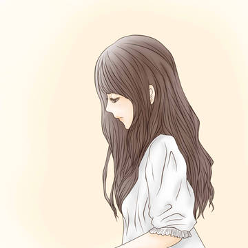 thinking girl
