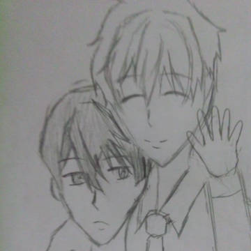 初描き