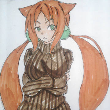 猫の擬人化