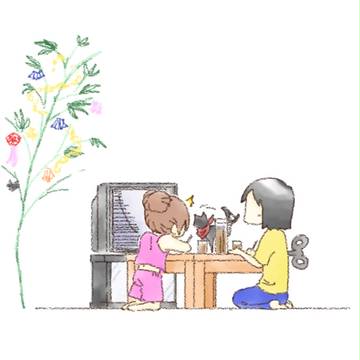 笹の葉さらさら。
