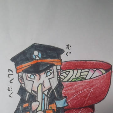 ちびノボリにうどんを与えてみた。