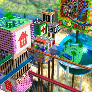 cubic town