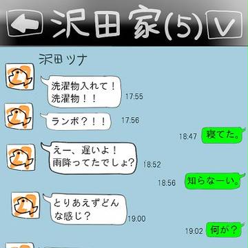 沢田家のLINE