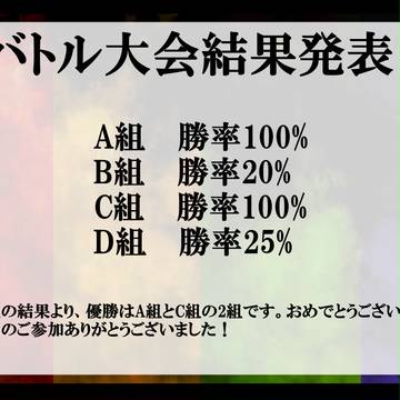 【ぽけ高】結果発表【バトル大会】