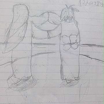 ルーズリーフの中の二人