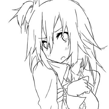 ゆいがはま ゆい 线稿