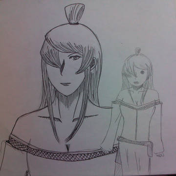 初描き