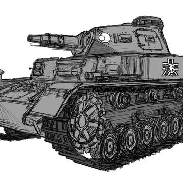 Ⅳ号戦車D型　県立大洗女子学園仕様