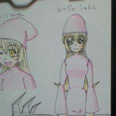 同じく3年位前に描いたオリジナルの娘