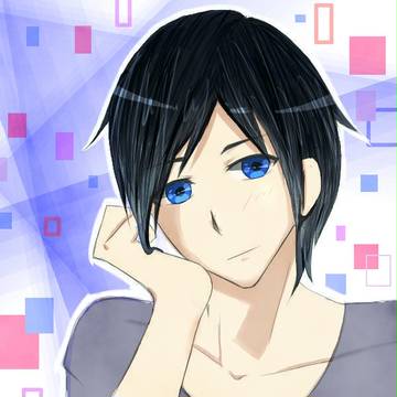 黒髪男子
