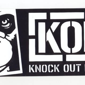 【ステッカー】　KNOCK OUT MONKEY　
