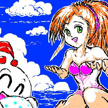 ユーユア・ユー＆KENPA ウザギ（海水浴）