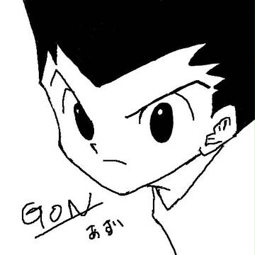 H×H ゴンを書いてみました(^^♪