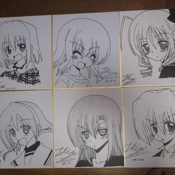 ハヤテのごとく色紙絵