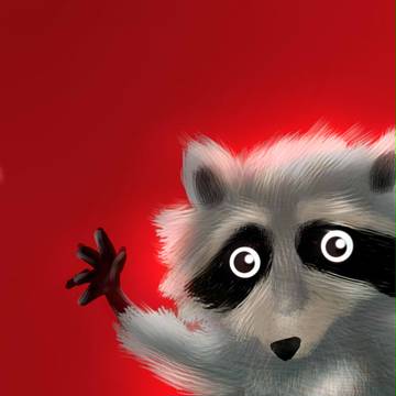 アライグマの憧れ