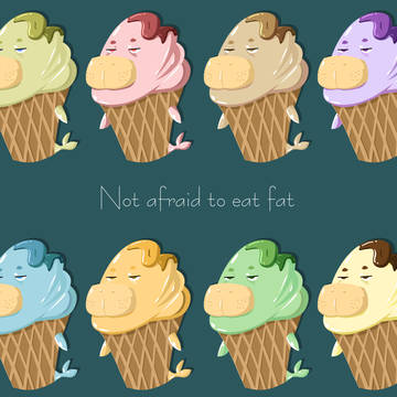 Not afraid to eat fat
