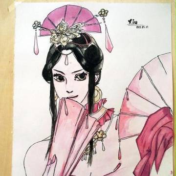 水粉画【剑三】