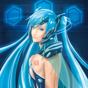 Blue Vocaloid
