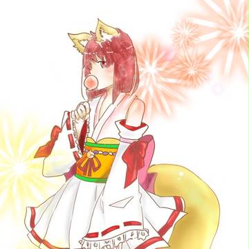 夜店の狐