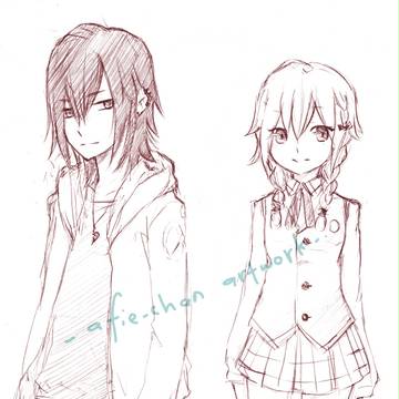 Zech and Chiyo concept art