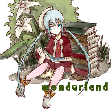 女兒是在森林里認真讀書的蘿莉