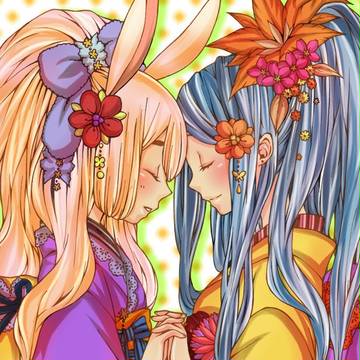 小兎ちゃんと萌葱ちゃん