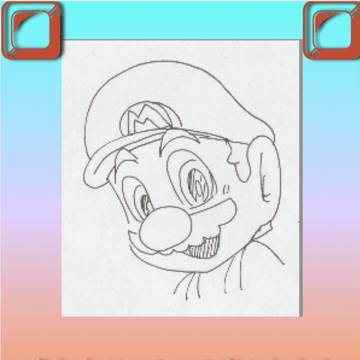 マリオ 落書き 2