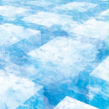白昼の月に沈む