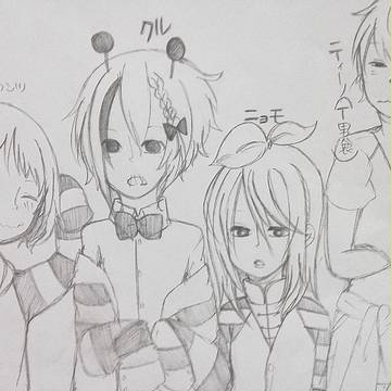 モケケ擬人化