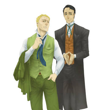 Reiner and Bertl in Suits