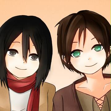 エレンとミカサ