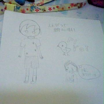 ひよこと擬人化ルノーマ