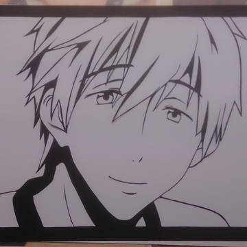 切り絵 Free! 橘真琴
