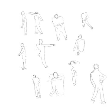 30秒ドローイング　4日目