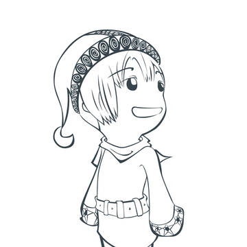 描かせて頂いた→月（タロットカード）
