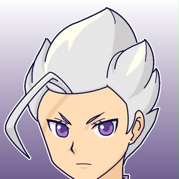 銀髪逆毛ちゃん！
