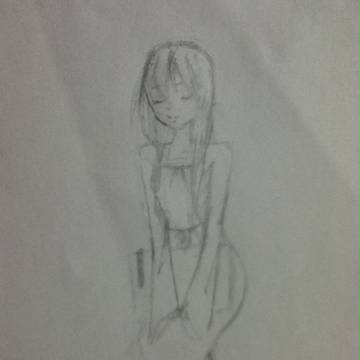 昨日描いた絵です