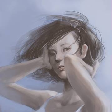 夕立のまえ