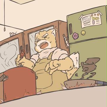 焦げちょるがな！
