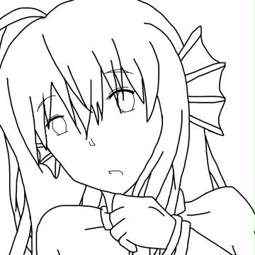 セリリたん線画