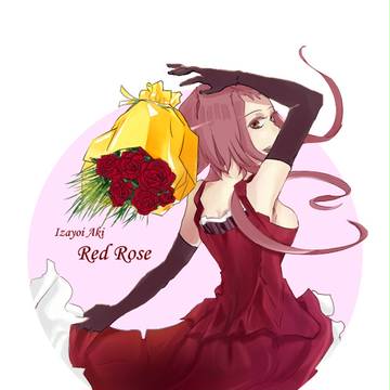 十六夜アキ with Red Rose