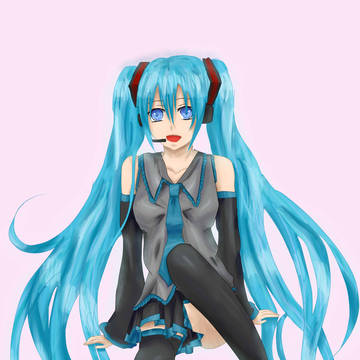 初音ミク　描いてみました！！